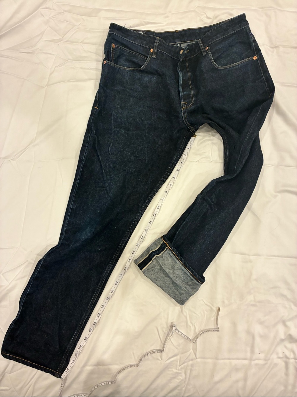 Freenote Cloth Avila slim cut 17 oz selvedge denim